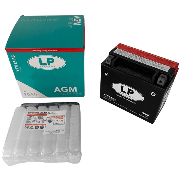 Baterie Moto LP Batteries Agm 10Ah 150A 12V MA LTX12-BS